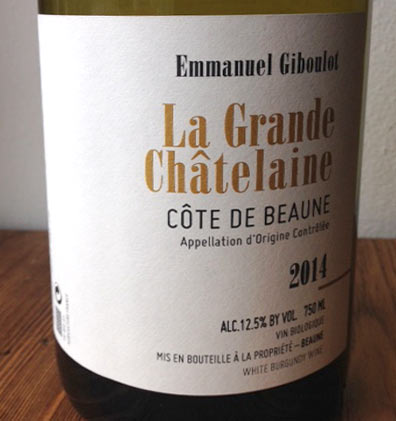 La Grande Chatelaine Cote de Beaune - Giboulot