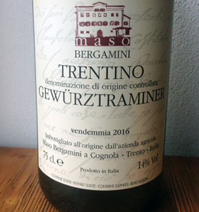 Gewurztraminer - Maso Bergamini - vinoirshop