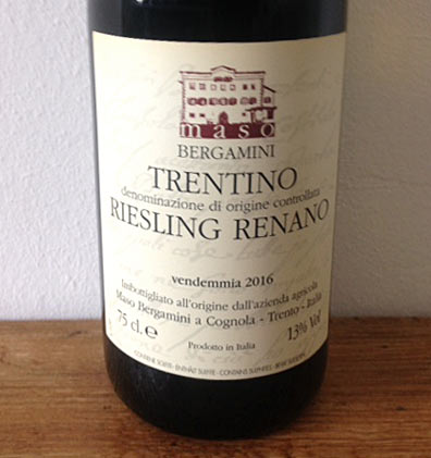 Riesling Renano - Maso Bergamini