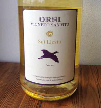 Pignoletto sui lieviti - Orsi Vigneto San Vito