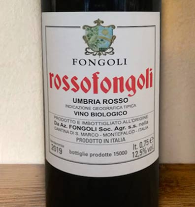 Rosso 2020 Umbria Rosso Igt - Fongoli
