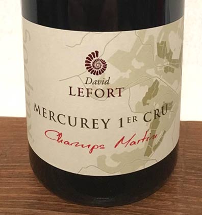 Champs Martin Premier Cru Mercurey - Lefort