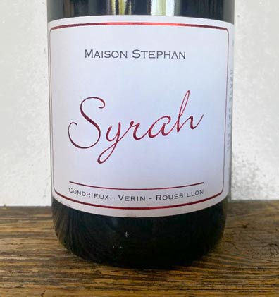 Syrah VdF- Maison Stephan - Vinoir