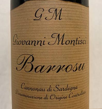 Barrosu Cannonau di Sardegna doc - G.Montisci