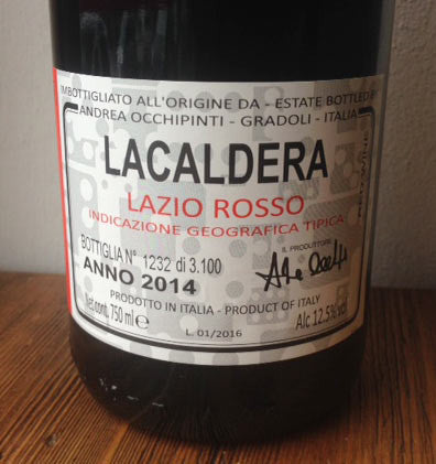 La Caldera Lazio Rosso igt - Occhipinti - vinoirshop