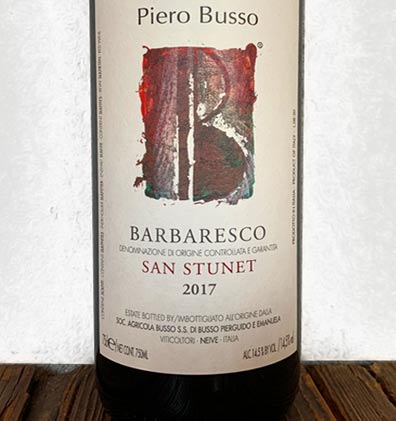 Barbaresco San Stunet - Piero Busso