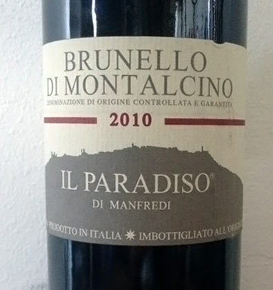 Brunello Di Montalcino - Il Paradiso Di Manfredi