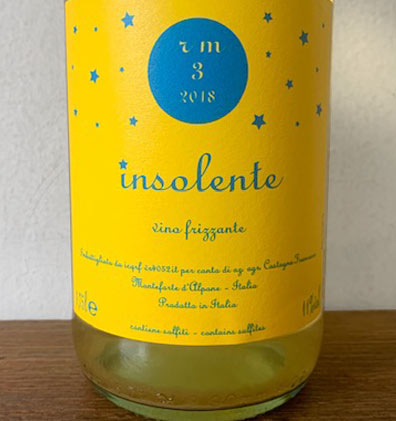 RM3 Vino Frizzante - Insolente Vini - vinoirshop