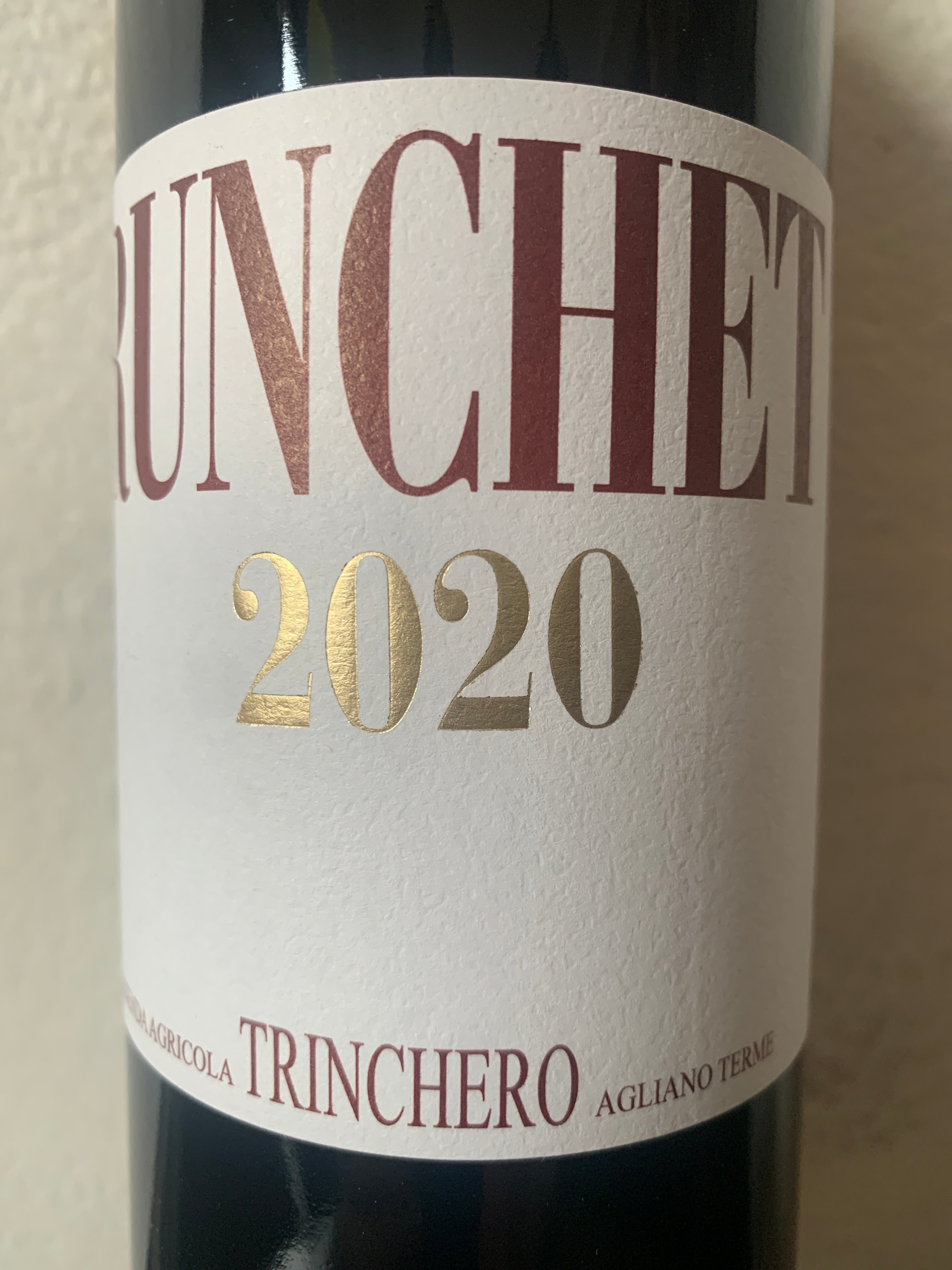 Runchet 2020 Vino Rosso - Trinchero