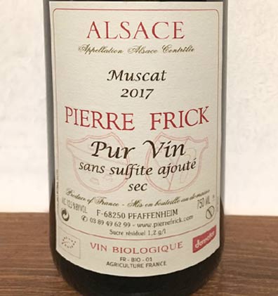 Muscat - Pierre Frick - Vinoir shop