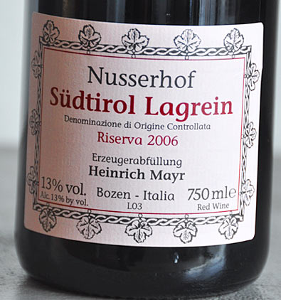 Sudtirol doc Lagrein Riserva - Nusserhof - vinoirshop