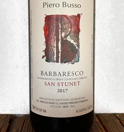 Barbaresco San Stunet - Piero Busso - Vinoir Shop