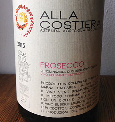 Prosecco – Alla Costiera - Vinori Shop
